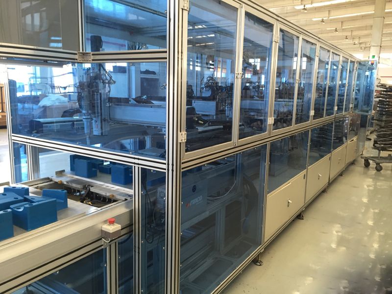 AUTOMATIC WELDING LINE FOR AUTOMOBILE DOOR panel